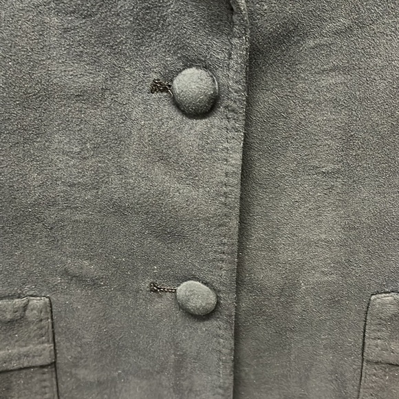 Vintage LeBaron California Navy Suede Blazer - Picture 4 of 9